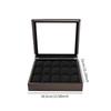Watch Storage Box Elegant for Watches Necklace Bracelet Earrings Girls Women 15 Slot