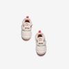Anta Kids 5U Synthetic Leather Mesh Comfortable Versatile Lightweight Shock Absorbing Low Top Walking Shoes Baby Shoes Pink 322440001-2