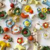 Colorful Dopamine Stainless Steel Necklace with Frog, Bird, Flowers, Moon, and Sea Lion Pendant