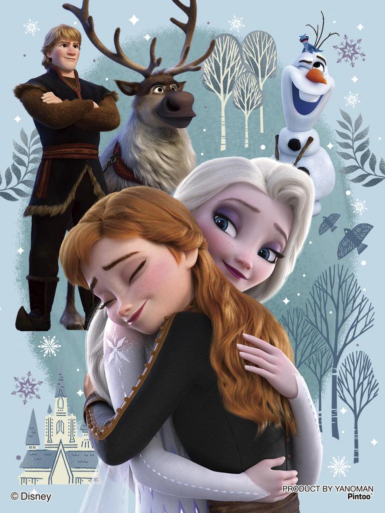 Yanoman 150-Piece Jigsaw Puzzle, Petit Paris Clear Series, Disney Frozen: Towards the Future (7.6x10.2cm), 2308-46, Includes Piece Request Postcard