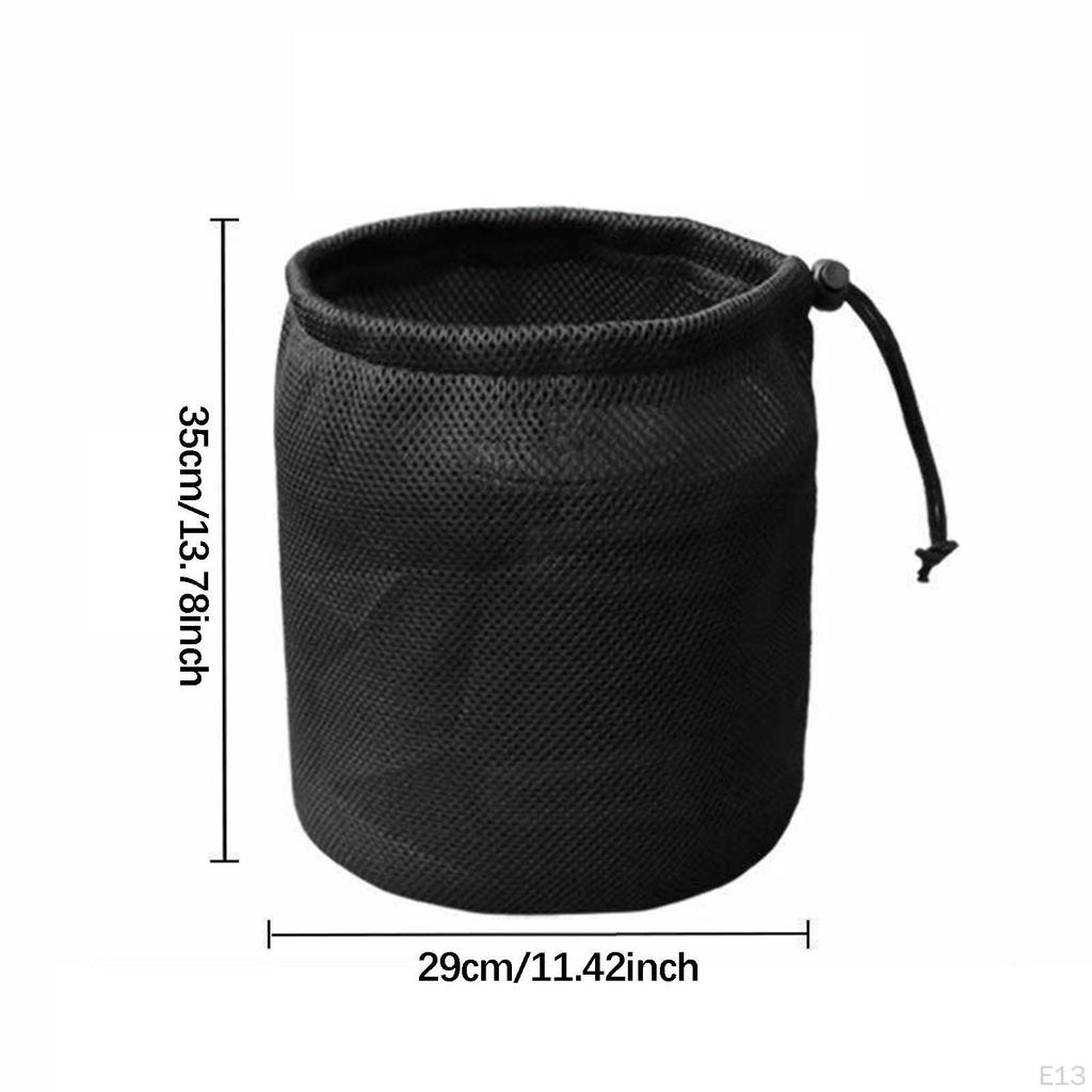 Camping Cookware Bag Pouch Cutlery Storage Utensil with Drawstring Made of Polyester for Outdoor