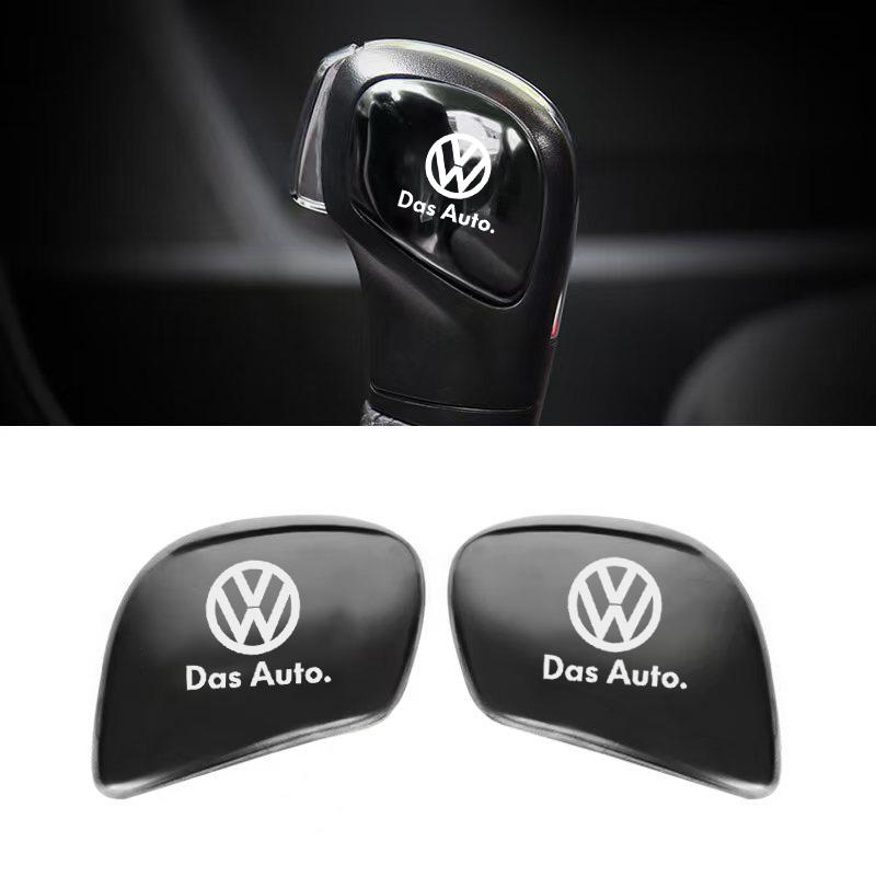 DOG1 2pcs for VW GTI Polo Golf Tiguan Touareg Scirocco CC Car Gearbox Control Gear Lever Stickers Shift Stick Handle Accessories