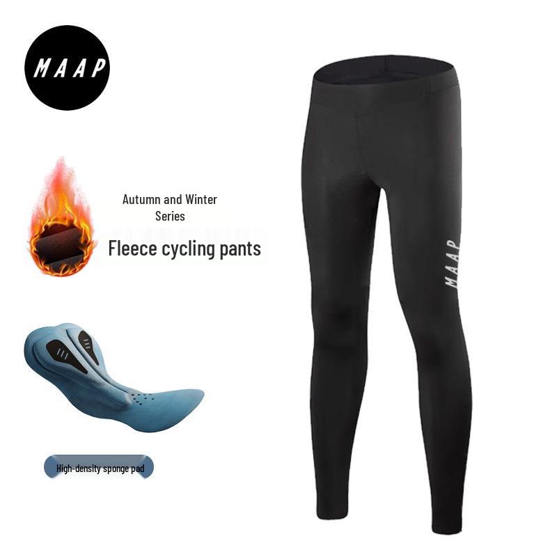 2024 Unisex Höst/Vinter Fleece Varma Cykelbyxor