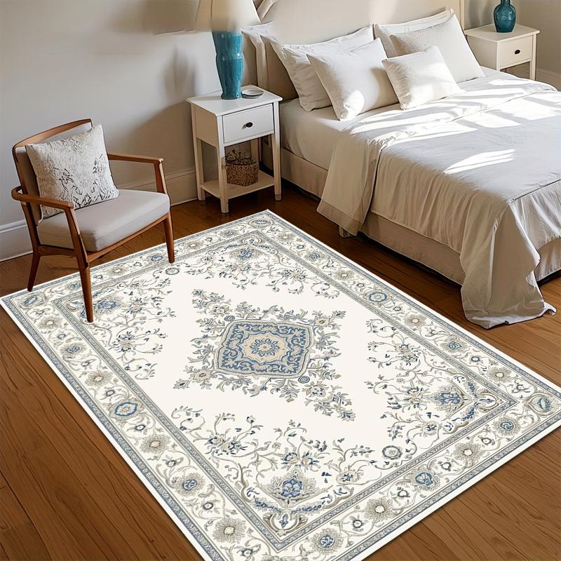 

1pc Retro Islamic Bohemian Style Pattern Outdoor Carpet Anti Slip Suitable for Courtyards Motorhomes Beaches Gardens Rugs 50cm x 80cm