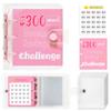 PVC Savings Challenges Book Mini Envelope Savings Challenge Easy To Use Money Saving Binder  Kids