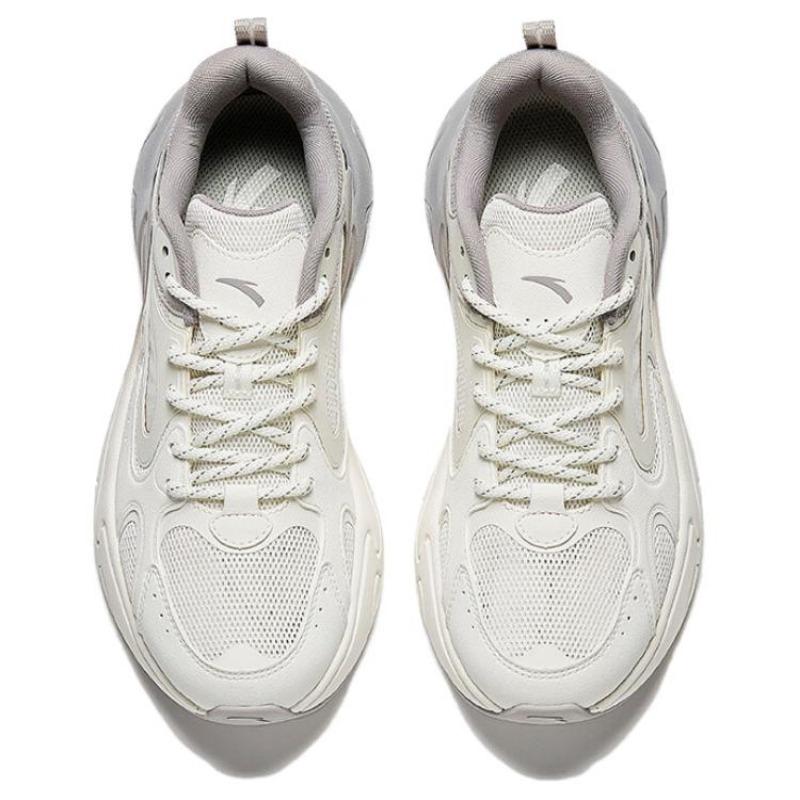 Anta Women's Pulse Low-Top Casual Shoes White/Grey 122528856-3