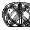 Chandelier Woven Lampshade Without Light Source Adjustable Height Vintage Pendant Guard