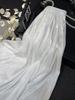 Pearlescent luster yarn pleated pleated skirt summer women medium and long hanging high waist a word 2025 new