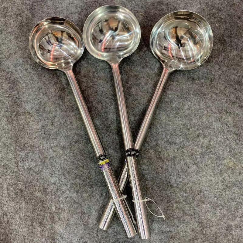 JingJingRS Stainless Steel Slotted Wok Spoon