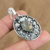 Easter Deal Sterling Silver Natural Plume Agate Wedding Unique Sister Pendant