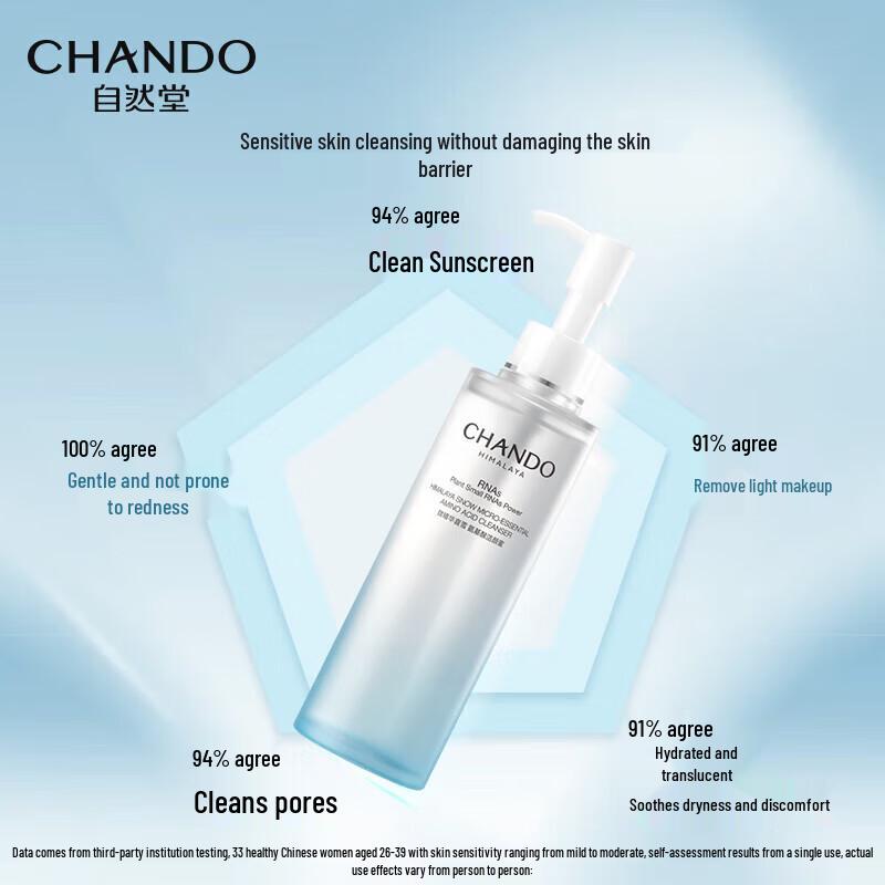 CHANDO Amino Acid Hydrating Cleansing Milk for Sensitive Skin