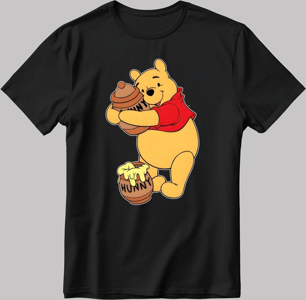 land Winnie The Pooh Short Sleeve Black Tshirt S