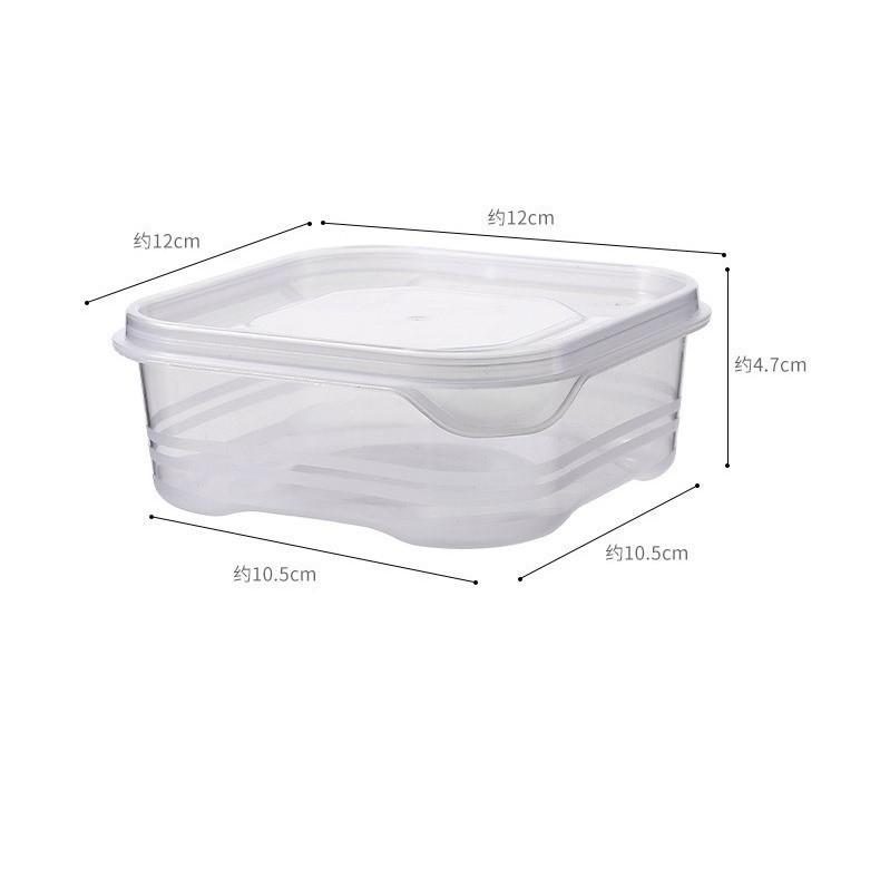 Refrigerator Frozen Meat Box Grid Freezing Box Sealed Box Fresh-Keeping Box Onion Ginger Garlic Rice Sub-Packing Box Preparation Box