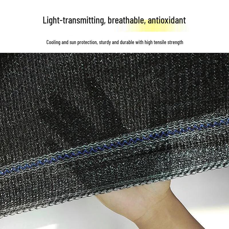 Heavy-Duty Black Anti-Aging Sunshade Net