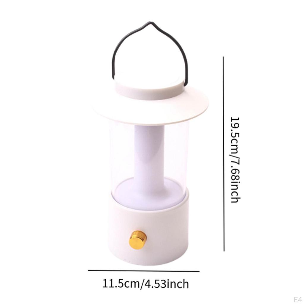 Lanterna de Camping Lâmpada de Acampamento Ajustável Portátil Prática Lanterna Luz Suspensa para Tenda para Casa Quintal