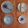 Farfurie plată Ariane Terra Ceramică Albastră (24 cm) (6 Unități)