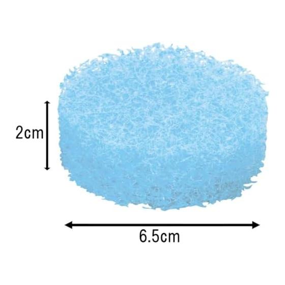 Mameita Kitchen Sponge Blue Approx. Width 6.5cm x Depth 6.5cm x Height 2cm Set of 3 Kitchen Clean Pro Sink Washing Spare Replacement Removal of water