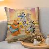 Cushion Cover  Linen  SkinFriendly Soft Decorative Case For Sofa Home Decor Kwaii Anime Ttoon Bblast Pillow cover