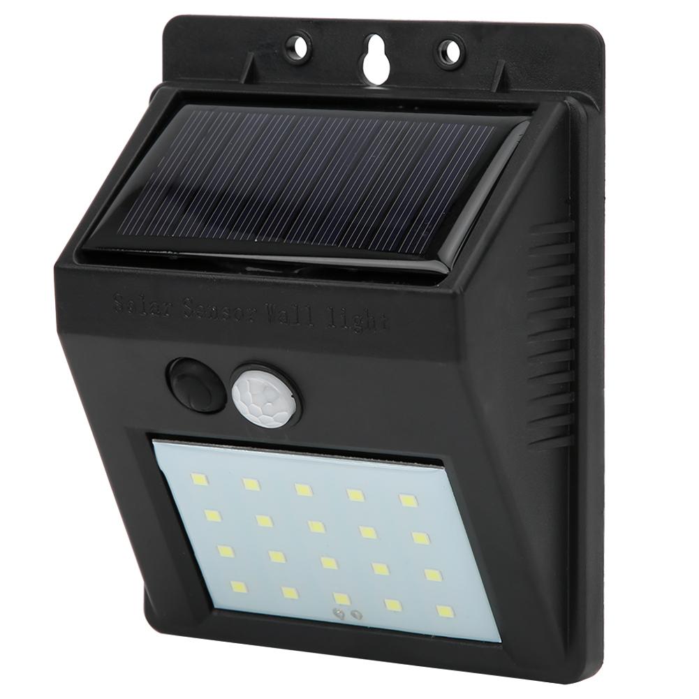 Solar Sensor Wall Lamp 20LED for Outdoor Yard Corridor Driveways Porches Garden Security