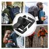 D-buckle Drink Tube Clip 360 Degree Rotatable Water Bladder Bag Clip Quick Release Clamp Backpack Accessories for Camping Hiking