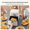 Midea 4.5L Automatic Dual-Heat Air Fryer CN plug (adapter included)
