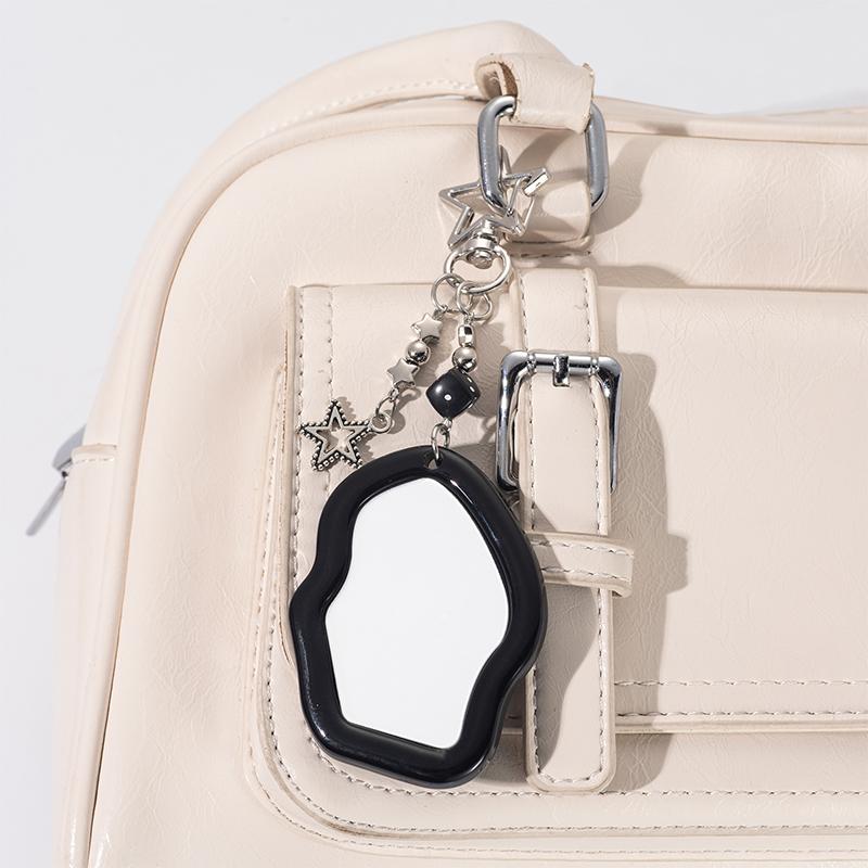 Chaveiro Espelho de Nuvens/Amor Estilo Doce Y2K Temperamento Chaveiro de Carro Fone de Ouvido Mochila Decoração de Celular Pingente Joia Presente