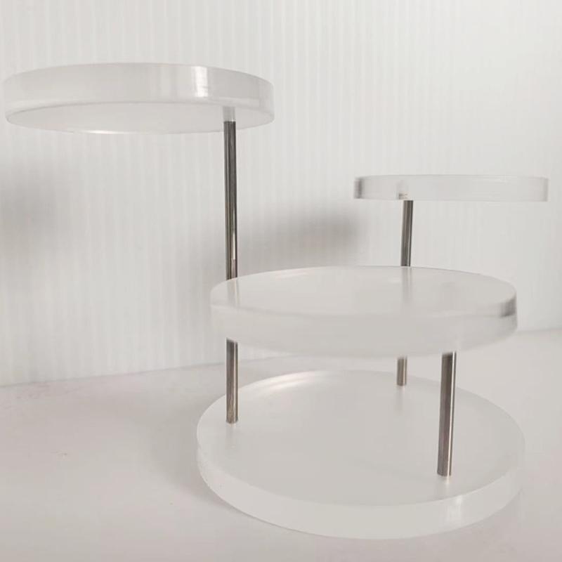

3 Layers Selling Fashion Temperament High-grade Sense of Acrylic Jewelry Display Stand/Multi-layer Round Cake and Dessert Rack