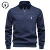 Polo Ralph Lauren 2026 Herbst und Winter Neu Unisex Übergröße Hoodie Stehkragen Halber Reißverschluss Business Casual Pullover Hoodie Oberteil für Unisex