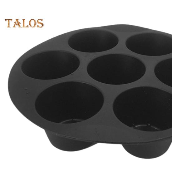 Formă de copt de 6/7/8 inch, 7 cești, Ustensile de copt, reutilizabile, sigure, ciocolată, cești universale pentru prăjituri, gadget de bucătărie