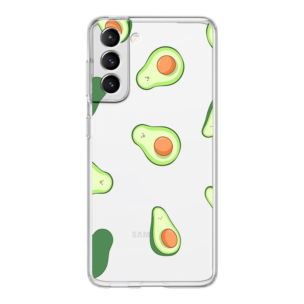 Roztomilý pouzdro na telefon s prasátkem, pandou a avokádem pro Samsung Galaxy S20 Ultra S21 FE 5G S10E S9 S8 S10 Plus Note 20 10 Lite M31 M22 M32 Kryt