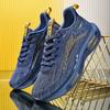 Fashion Sneakers Men New Fashionable Thick Soled Anti Slip Shock-absorbing Running Casual Sneakers Summer Mesh Shoes Zapatillas Hombre