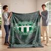 Green VSK Emblem Blanket Print Blanket Soft and Cozy Perfect for the Living Room Bed Sofa or a Nap,gift
