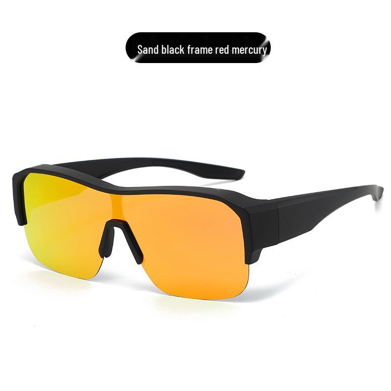 25 New Half-frame Windproof Cycling Sunglasses - Outdoor Sports Goggles P597