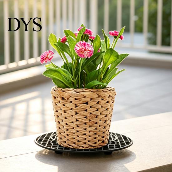 Durable Plant Risers 6Pcs Pot Risers, 8 Inch Round Plastic Outdoor Lifters Elevator Stands, Feet for Indoor Flower Pots Office Desk Stands