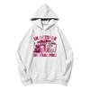 Unisex Long Sleeve Hoodie with Print and Pocket