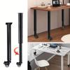 41-62cm 2pcs  Adjustable Table Legs with Locking Casters Suitable for Tables Sofas Dressing Tables and Adjustable Height