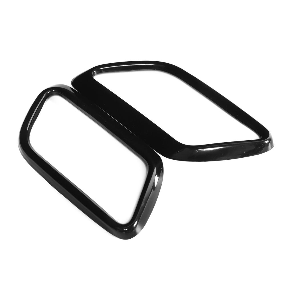 2 ST Bakre Avgasrörsskydd Svart Rostfritt Stål Ersättning för Range Rover Velar 2018‑2019