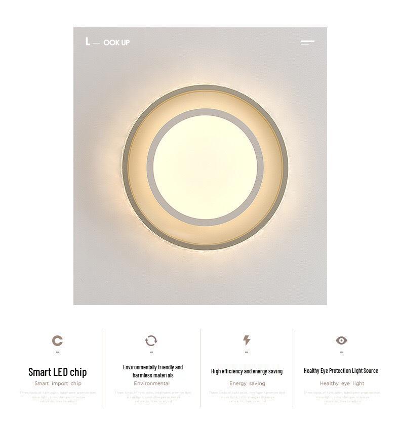 Nordic Minimalist Modern Ceiling Light for Living Room, Hall, Dining Room, and Bedroom - High-End and Atmospheric Design