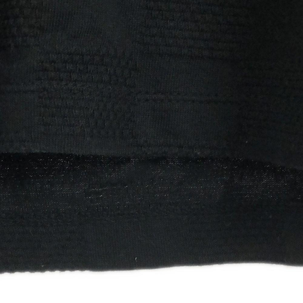 LANVIN en Bleu Made In Japan Pattern Long Sleeve Cut 48 Black Men's Used