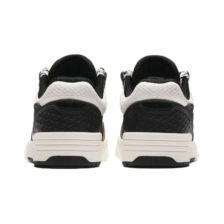 Anta Kids Comfortable Shock Absorbing Wear Resistant Low Top Sneakers Kids Sneakers Black White 312418009R-3