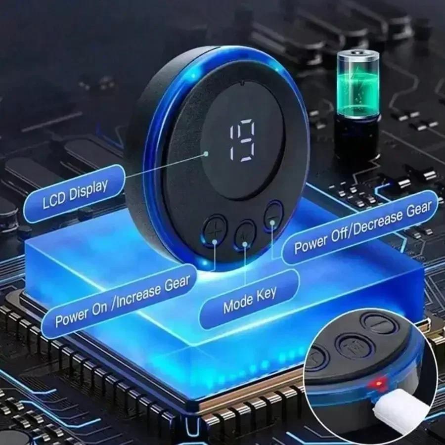 Versiune de încărcare/Stimulator abdominal, Tonificator muscular, Antrenor muscular portabil, Aparat inteligent de fitness wireless pentru bărbați și femei