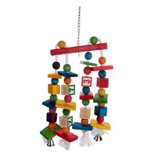 

Блоки для жевания и кусания для домашних птиц, попугаев, подвесной декор для клетки, подставка, качели, игрушка для игр разноцветный