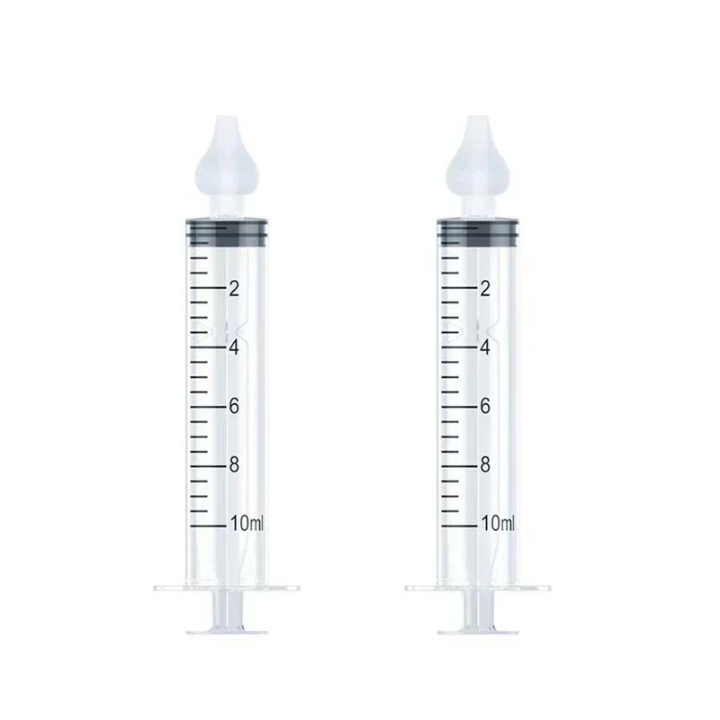 Needle Tube Baby Nasal Aspirator Syringe Baby Nose Cleaner Kids Rhinitis Nasal Washer Reusable Nasal Irrigator Washing for Child