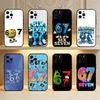 Meme 67 Sechs Sieben Handyhülle Für iPhone17,16,15,14,13,12 Plus,Max Weiches Silikon Schwarze Hülle