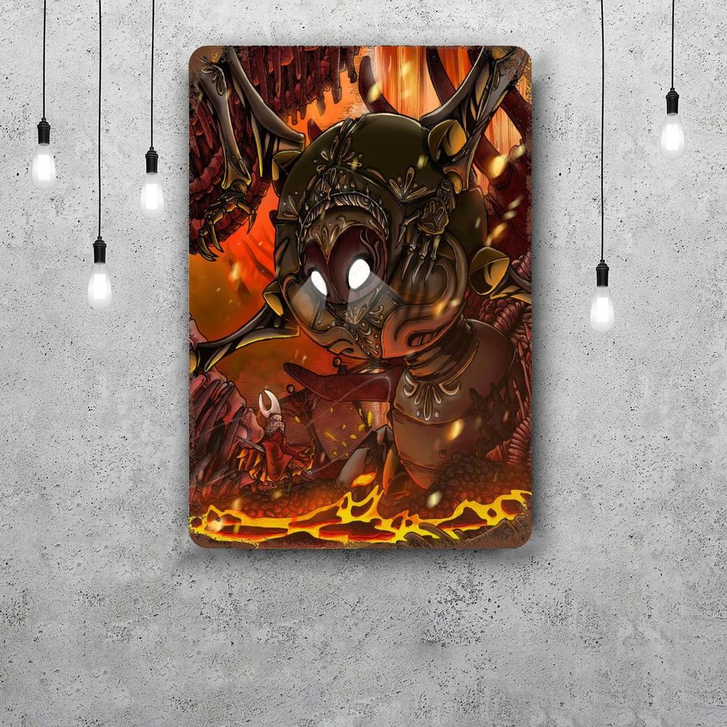 Hollow Knight Decor Poster Vintage Tin Sign Metal Sign Decorative Plaque for Pub Bar Man Cave Club Wall Decoration