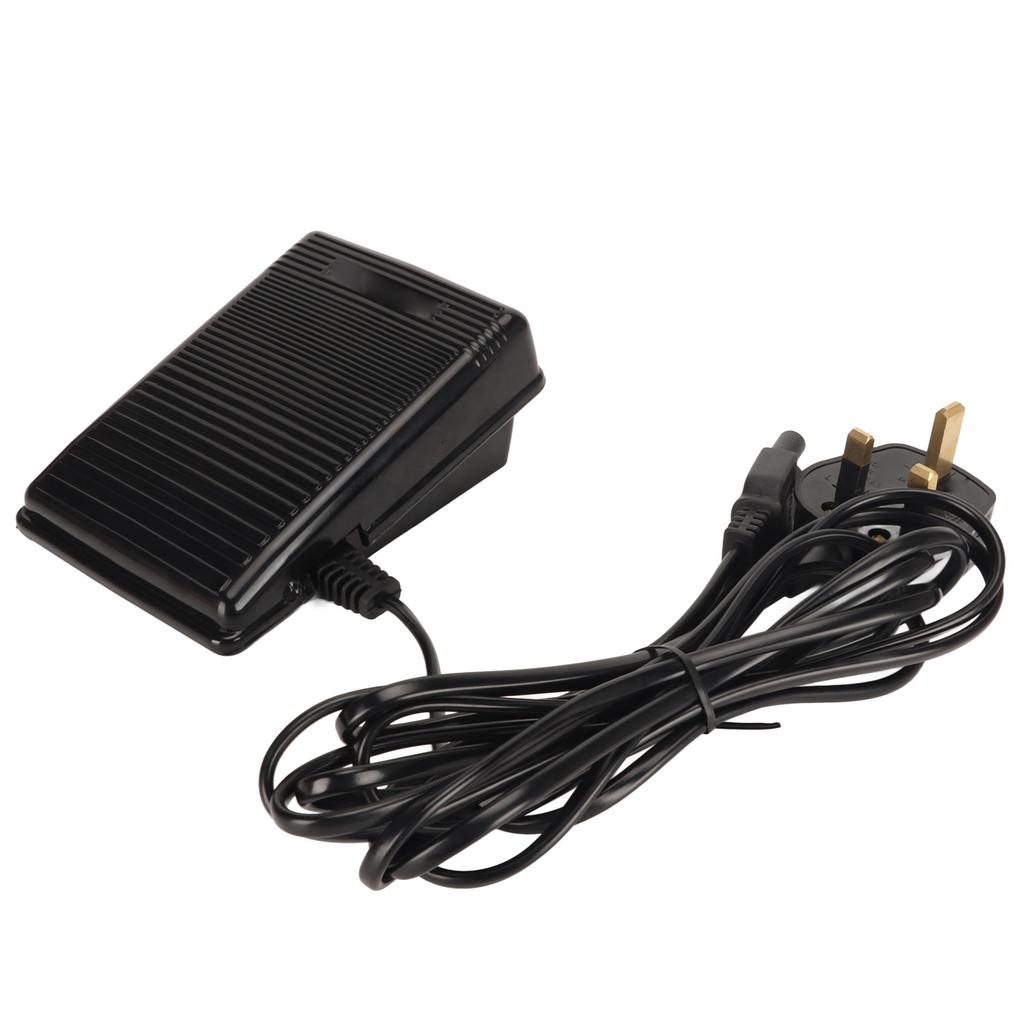 Pedală de control cu picior cu cablu de alimentare Trei găuri Rezistență la alunecare Pedală de picior pentru mașină de cusut pentru înlocuire