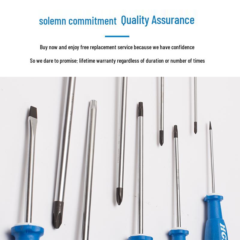 Haogong S2 Alloy Magnetic Screwdriver - Industrial Grade Phillips, Slotted, Torx, Flathead.