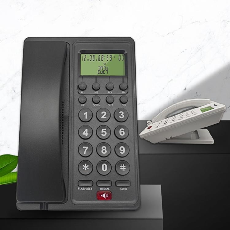 Corded Landline Phone Fixed Telephone for Hotel Room, Office Use With Caller Display, MultipleLine Connection