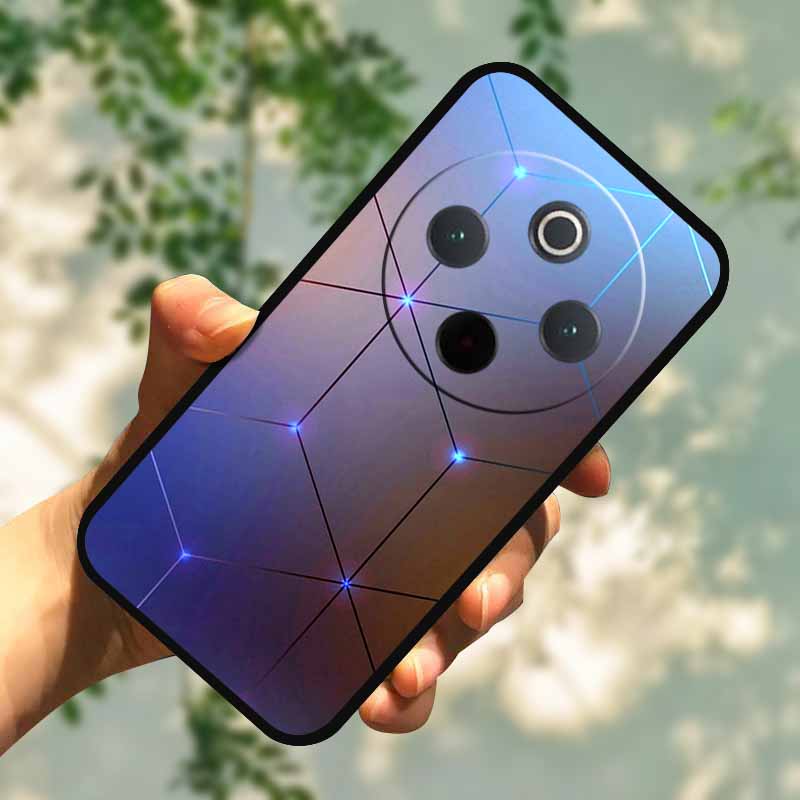

For vivo Y300 Pro 5G Case Luxury Fashion Soft TPU Silicone Protect Back Cover For Vivo Y300 Pro V2410A Back Cover Etui Funda Bag -vivo Y300 Pro 5G