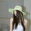 25 Early Autumn New High-end Sweet Bucket Hat Women's Sunshade Sunscreen Drawstring Basin Hat